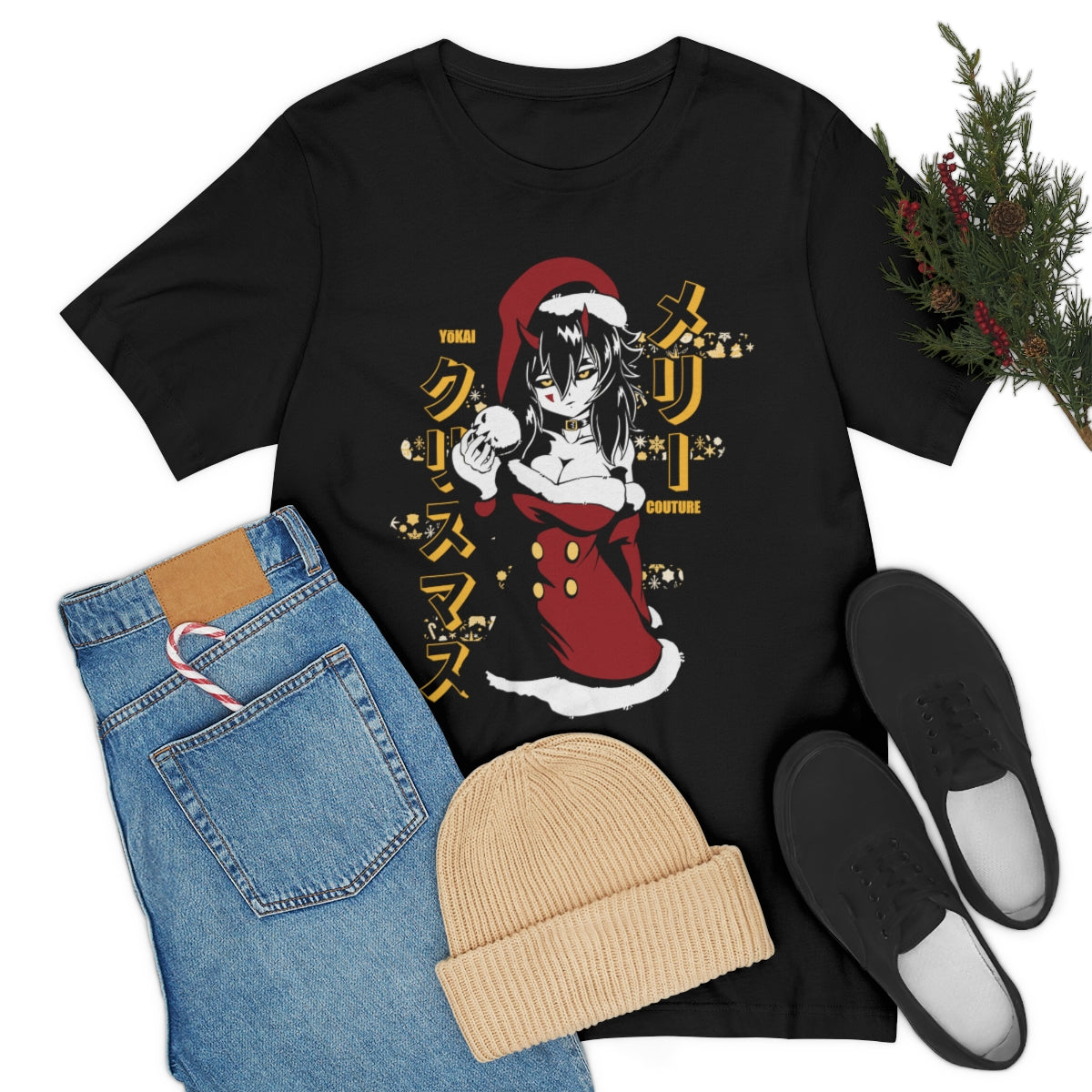 Yokai Couture Holiday Christmas Yoko Anime Streetwear Design