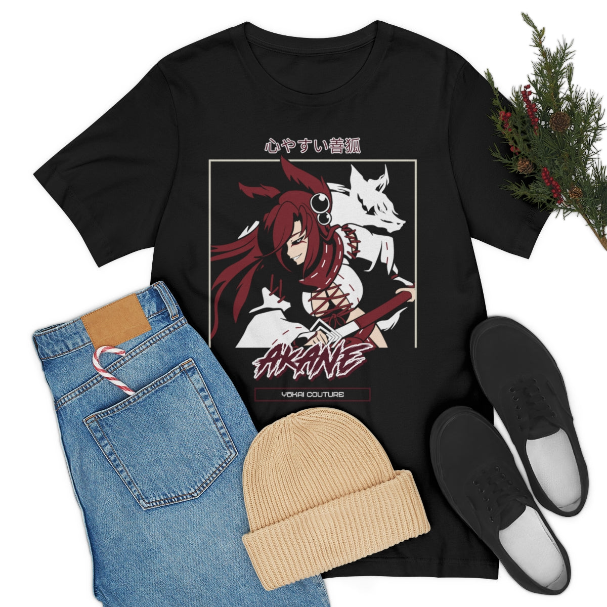 Yokai Couture Akane Anime Streetwear Design